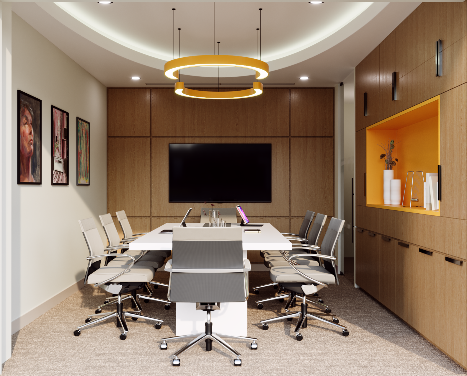 The Quant Office interior